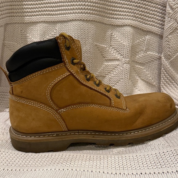 Texas Steer Flex Core System Men's Tan Work Boots, 10.5M - Picture 6 of 9